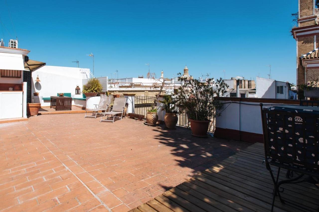 Appartamento Penthouse Private Terrace, Near Cathedral, And To Real Maestranza Siviglia Esterno foto