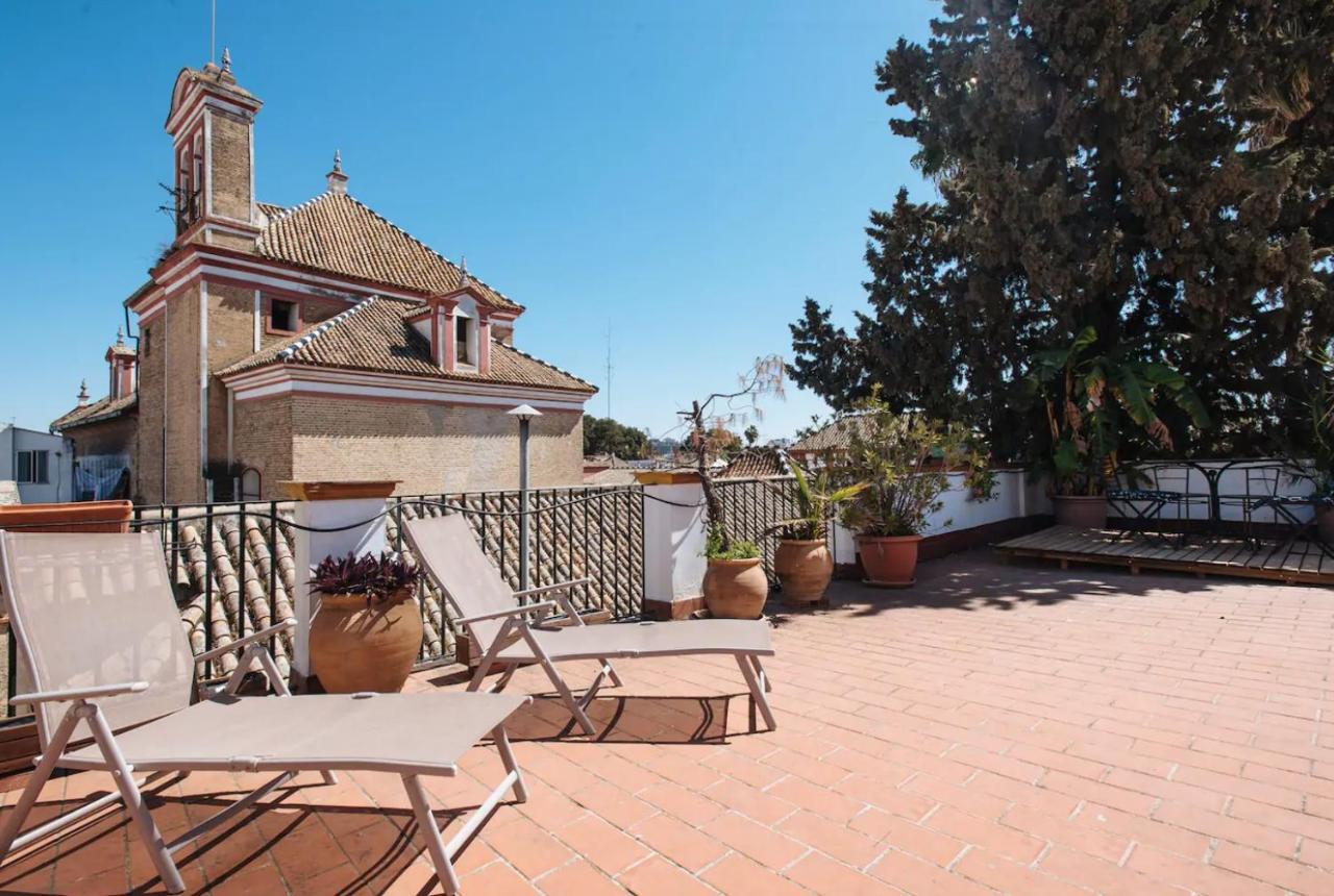 Appartamento Penthouse Private Terrace, Near Cathedral, And To Real Maestranza Siviglia Esterno foto